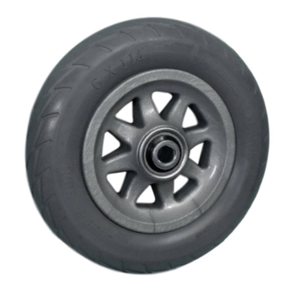 6" x 1-1/4" Durable Cushion Ride Wheel - 300 lbs. Capacity - Durable Superior Casters