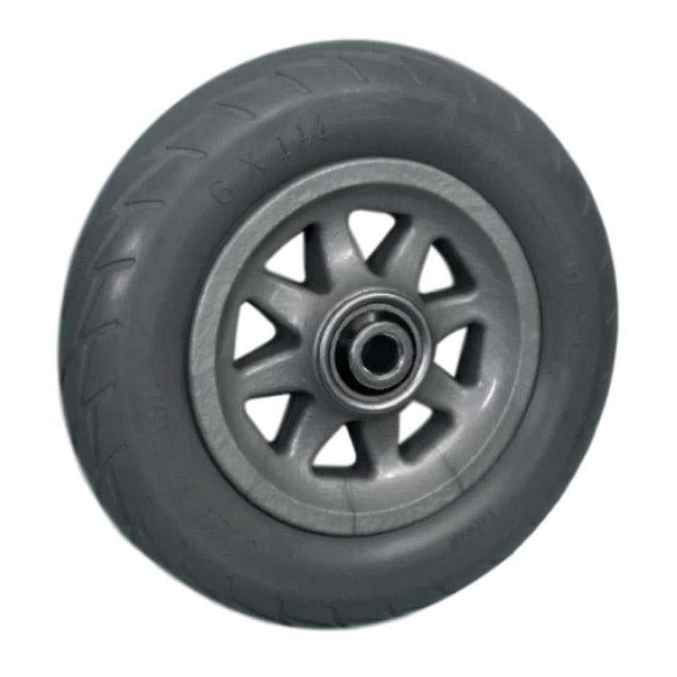 6" x 1-1/4" Durable Cushion Ride Wheel - 300 lbs. Capacity - Durable Superior Casters