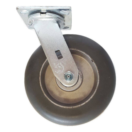 8" x 2" Dura Cushion Wheel Swivel Caster - 450 lbs. Capacity - Durable Superior Casters