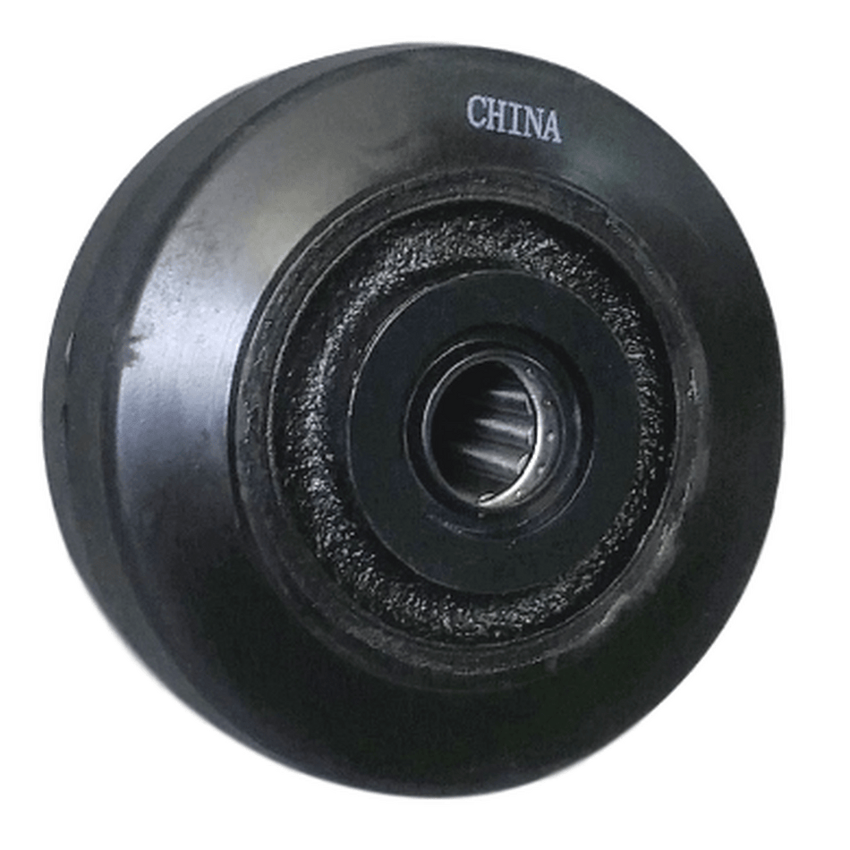 4" x 2" Mold-On Rubber Cast Wheel - Durable Superior Casters