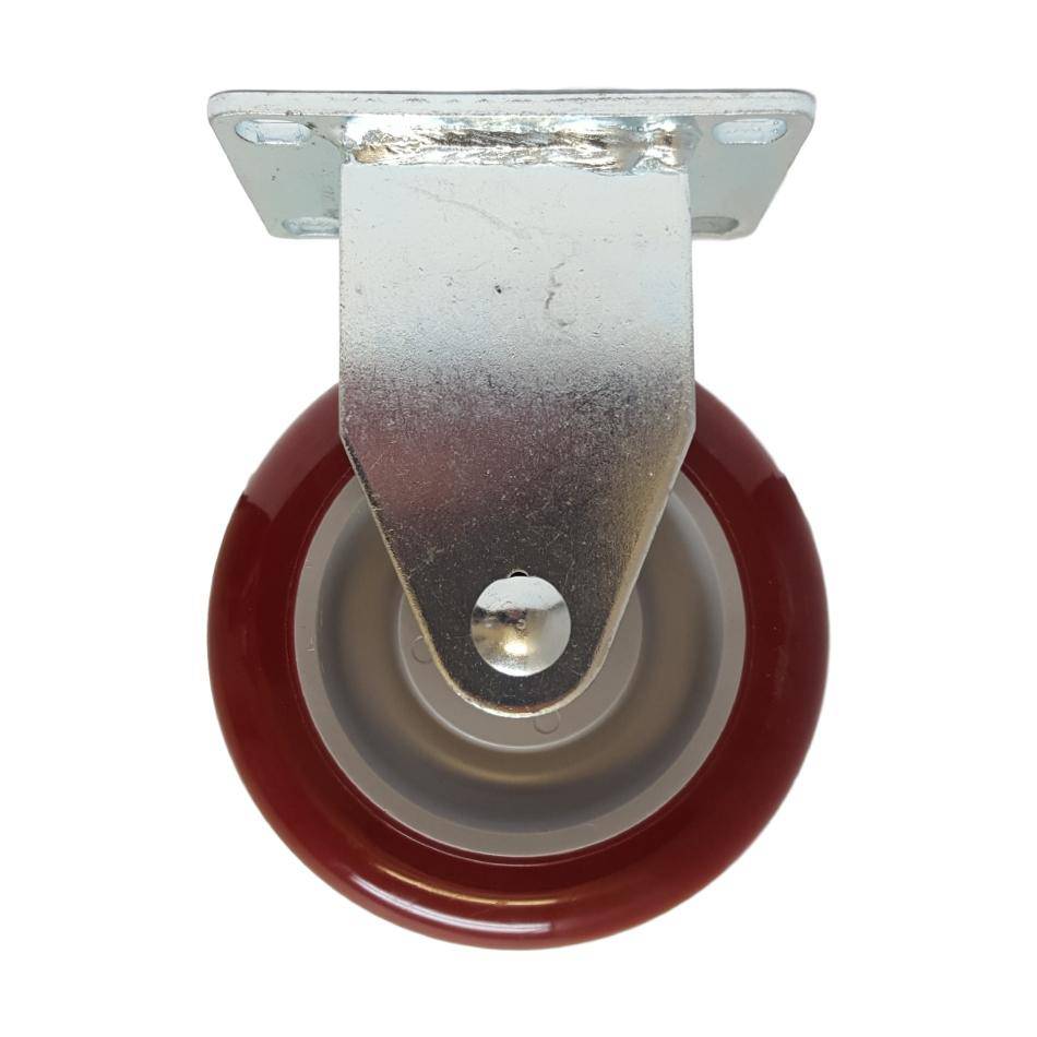 4" x 1-1/4" Polymadic Wheel Rigid Caster - 325 lbs. capacity - Durable Superior Casters