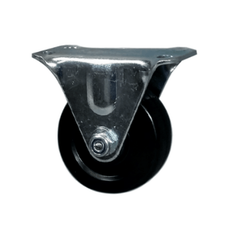 2" x 15/16" Hard Rubber Wheel Rigid Caster - 125 lbs. Capacity (4-Pack) - Durable Superior Casters