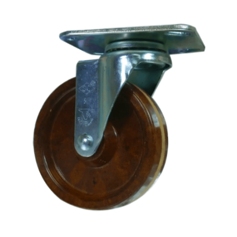4" x 1-1/2" High Temp Phenolic Wheel Swivel Caster - Durable Superior Casters