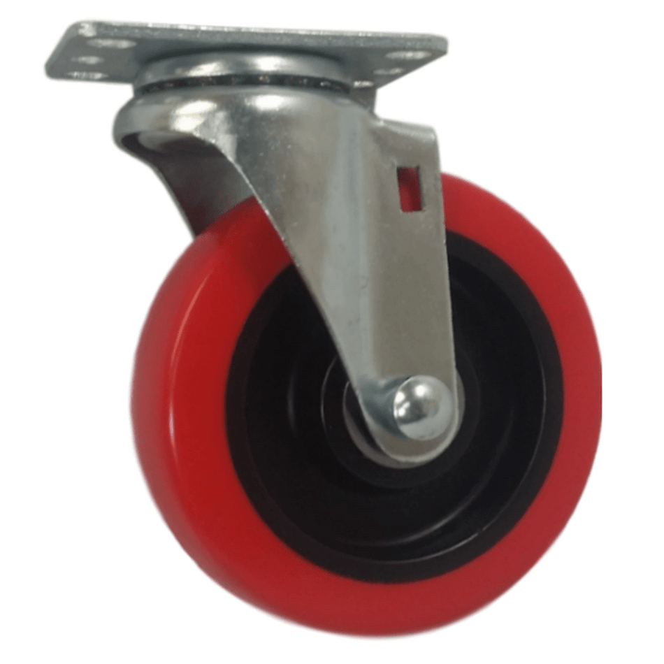 5" x 1-1/4" Poly-Pro Wheel Swivel Caster - Durable Superior Casters