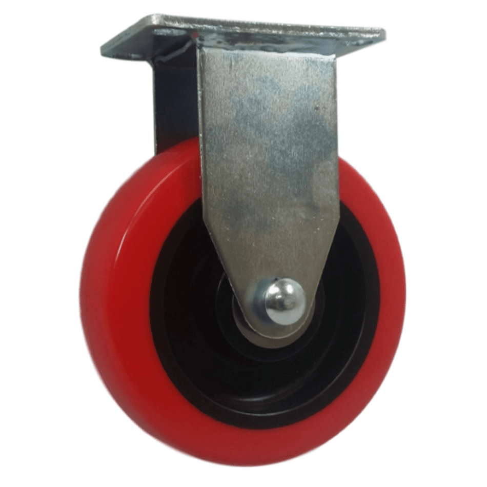 5" x 1-1/4" Poly-Pro Wheel Rigid Caster - Durable Superior Casters