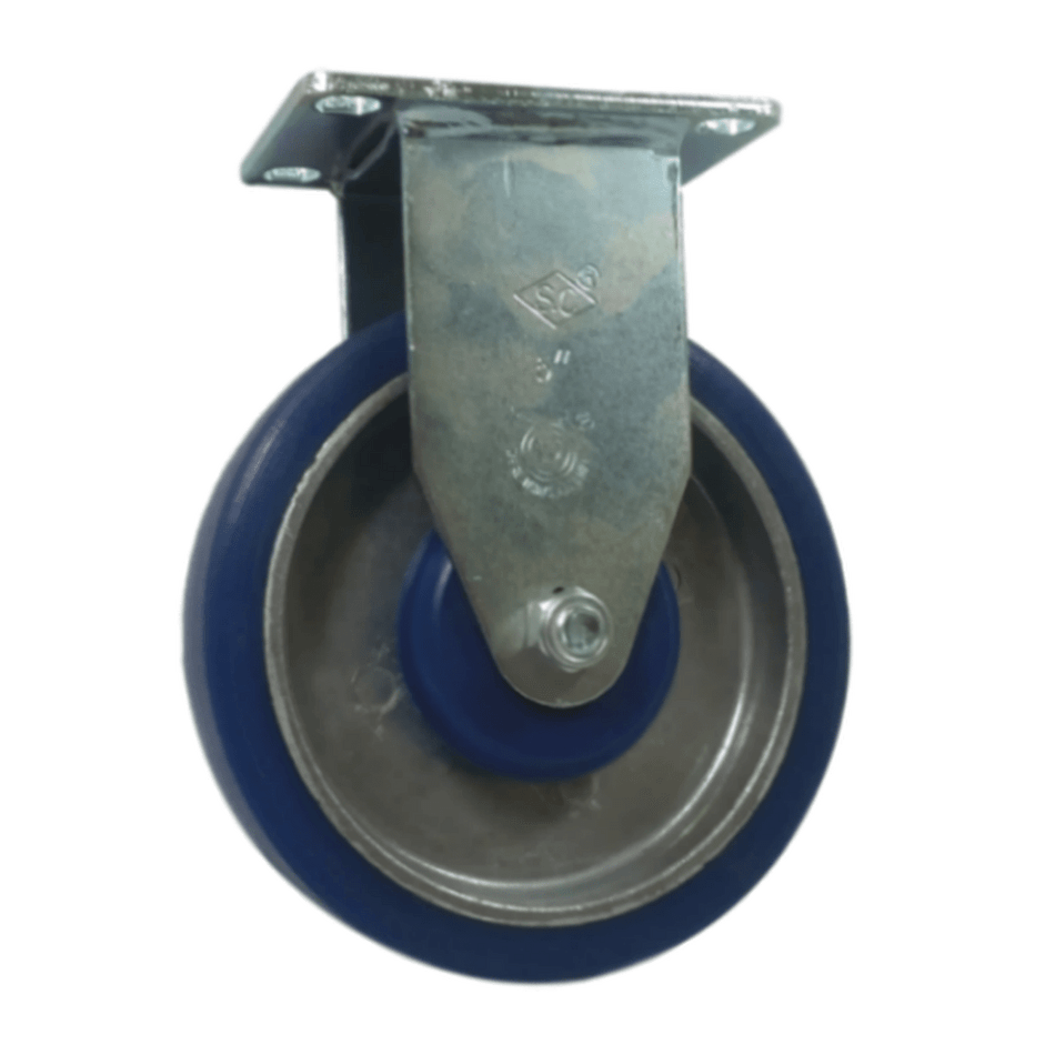 5" x 1-1/4" Polyon Aluminum Wheel Rigid Caster - Durable Superior Casters