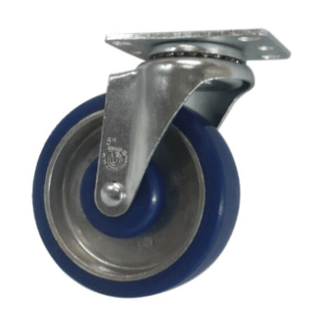 5" x 1-1/4" Polyon Aluminum Wheel Swivel Caster - 350 lbs. Capacity - Durable Superior Casters