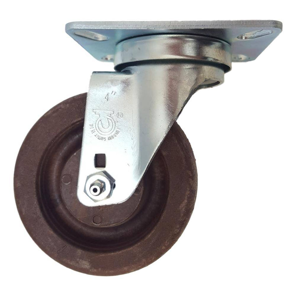 3" x 1-1/2" High Temp. Brimstone Wheel Swivel  Caster - 350 lbs. capacity - Durable Superior Casters