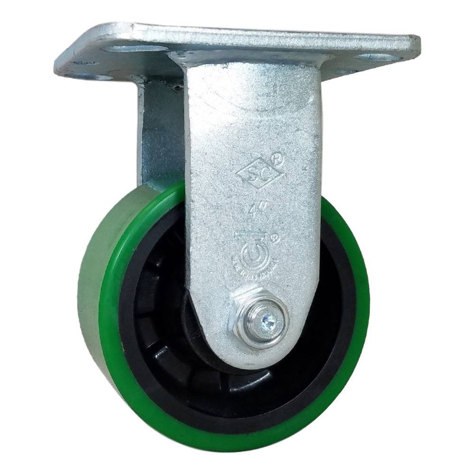 4" x 2" Polyon MaxRok Wheel Rigid Caster - Durable Superior Casters