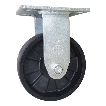 5" x 2" MaxRok Wheel Rigid Caster - 1000 lbs. Capacity - Durable Superior Casters
