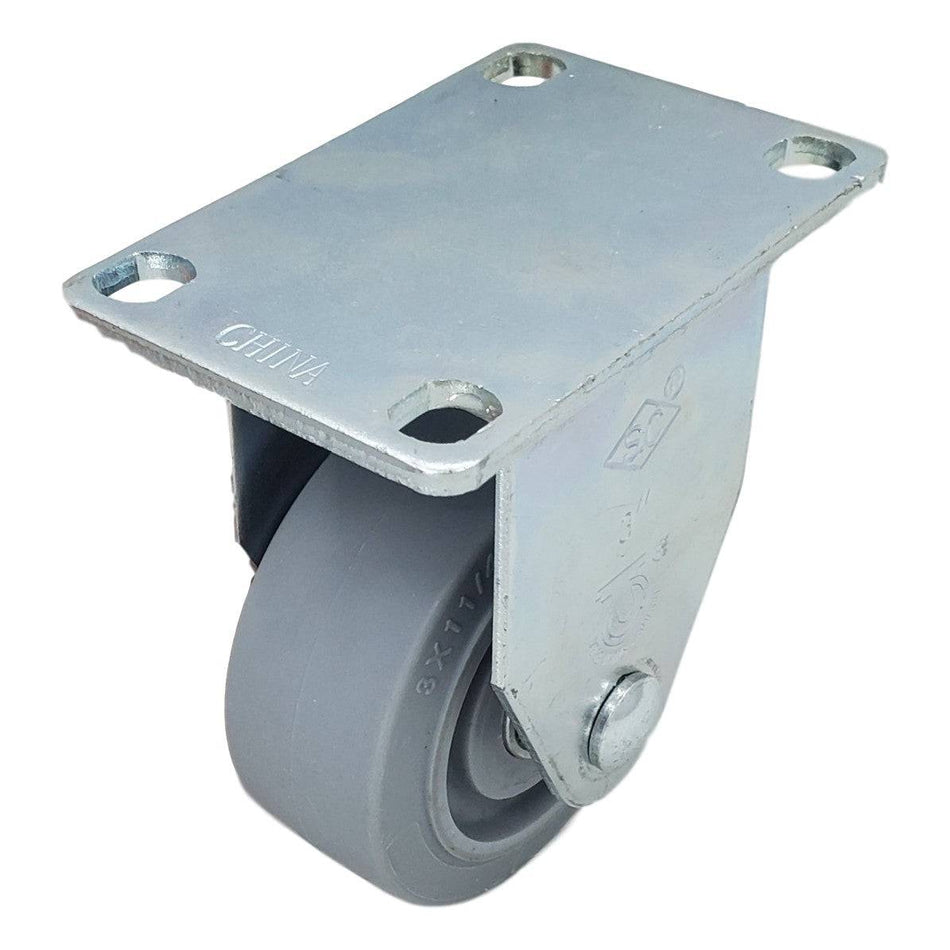 3" x 1-1/4" Nomadic Wheel Rigid Caster - Durable Superior Casters - product view 2