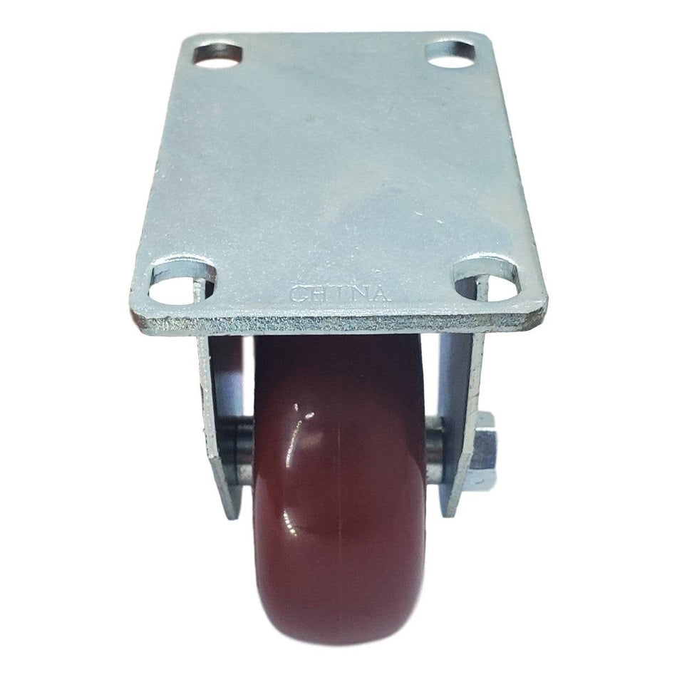 3" x 1-1/4" Polymadic Wheel Rigid Caster- 300 Lbs. Capacity - Durable Superior Casters - product view 2