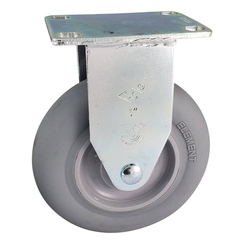 5" x 1-1/4" Element Wheel Rigid Caster- 250 lb. Cap - Durable Superior Casters - product view 1