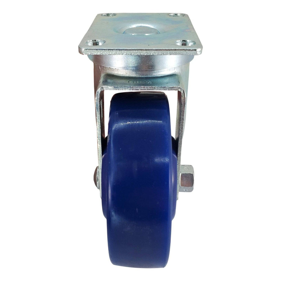 4" x 1-1/4" Polyon Aluminum Wheel Swivel Caster - Durable Superior Casters - product view 2