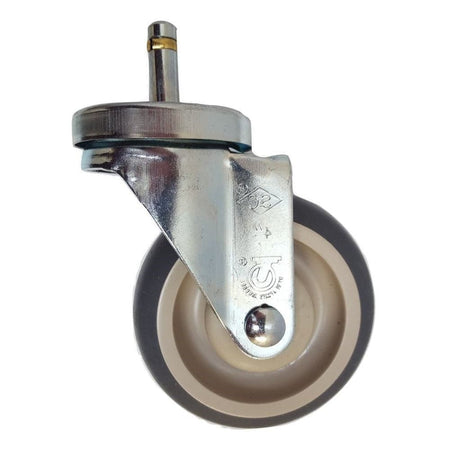 4" x 1-1/4" Thermo-Pro Swivel Grip Ring Stem Caster (7/16") - 250 lbs. Cap. - Durable Superior Casters