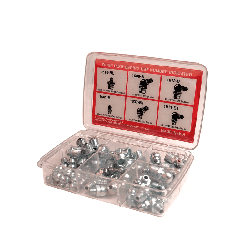 Alemite 2365-1 Pack of Vehicle Fitting Assortment with Box - Alemite