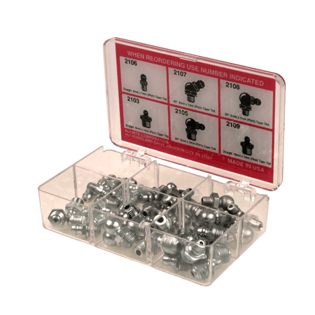 Alemite 2371 Assortment of Vehicle Metric Fitting - Alemite