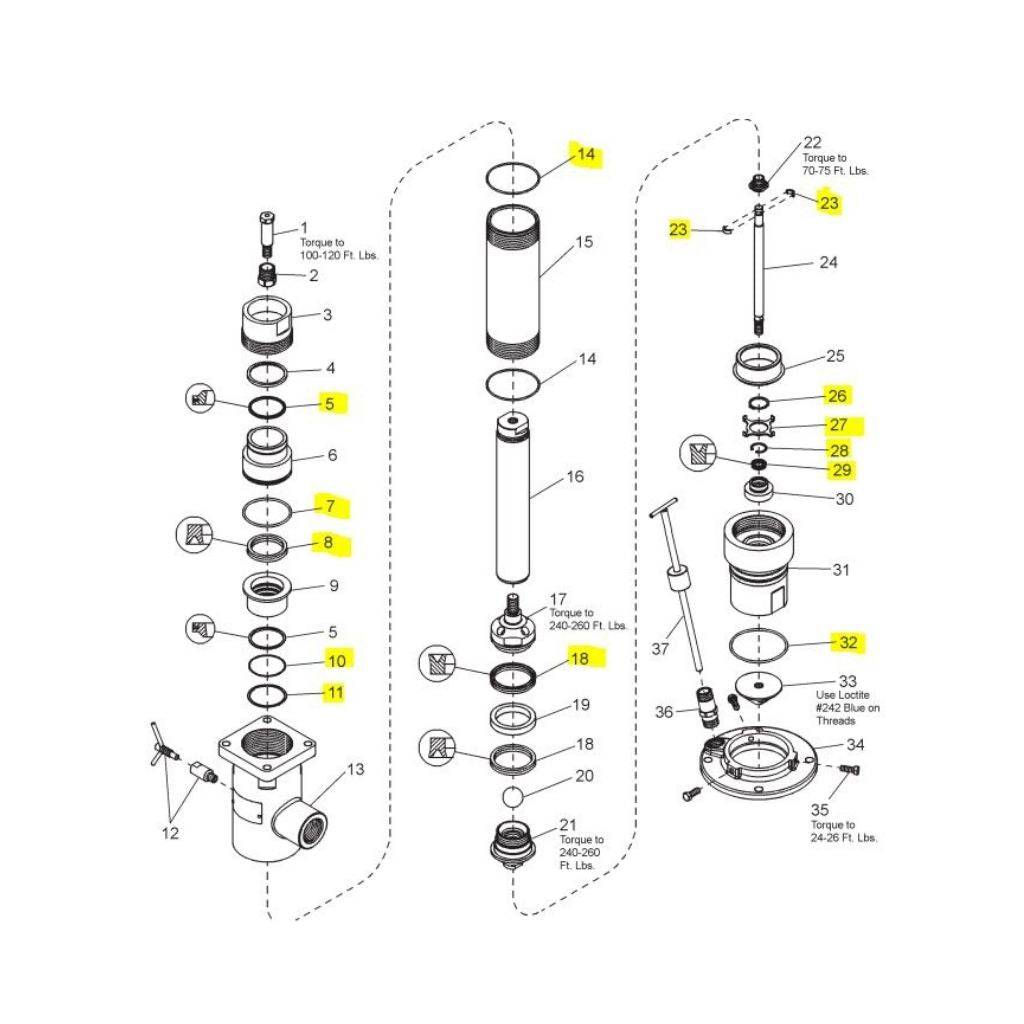 REPAIR KIT FOR 84921 - Lincoln Industrial