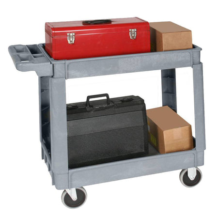 Deluxe Plastic Service Cart 16" x 30" - Wesco