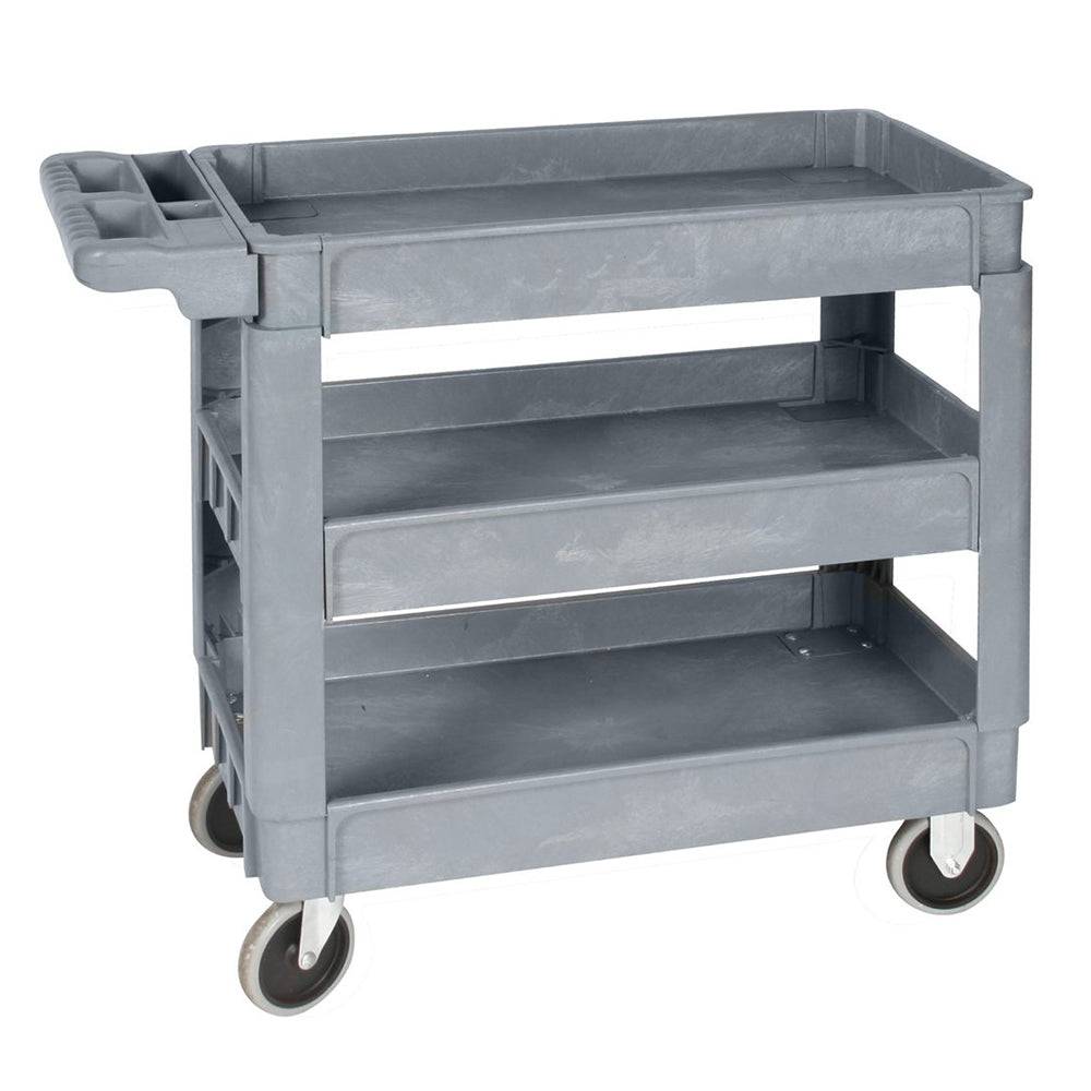 Deluxe Plastic Service Cart 16" x 30" - Wesco