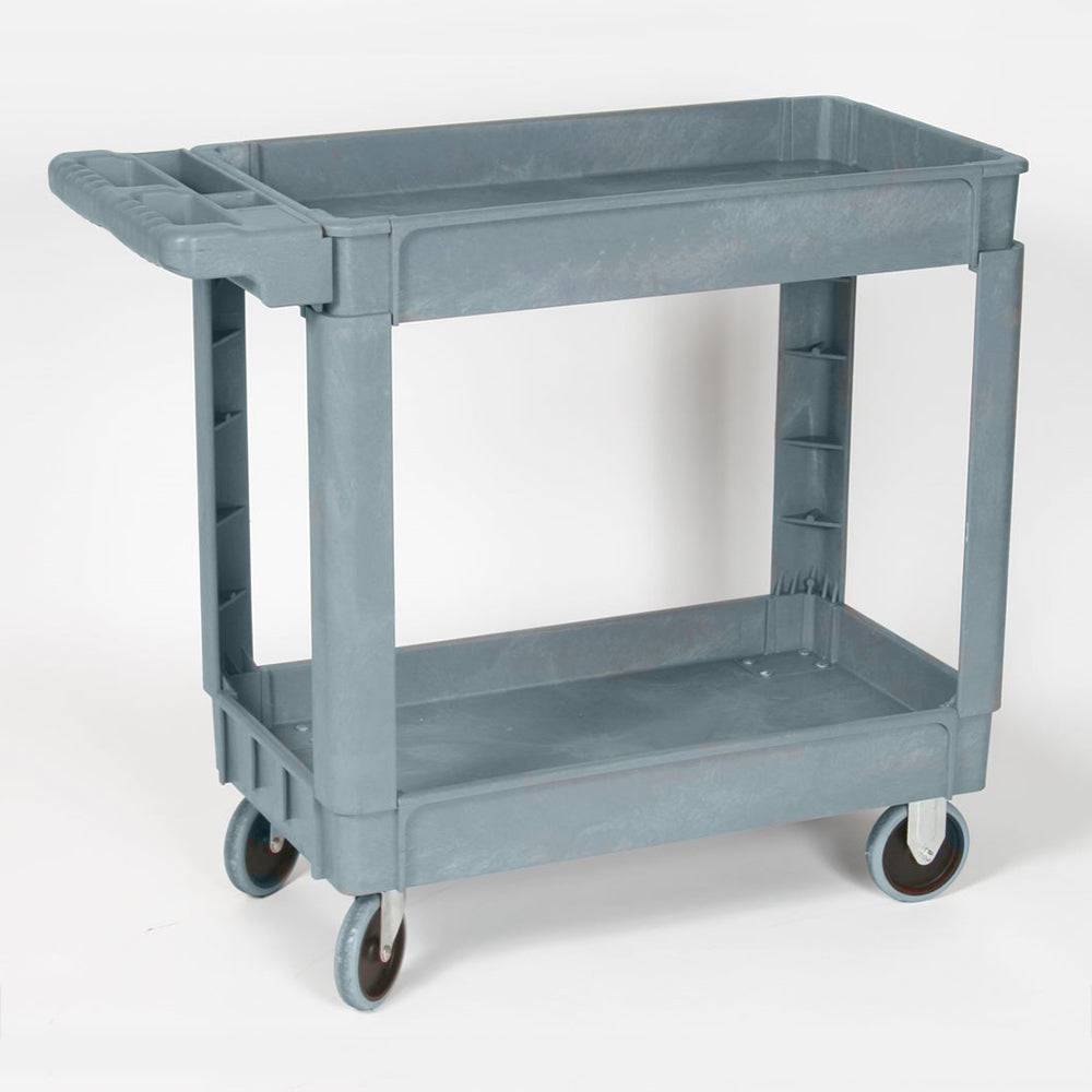 Deluxe Plastic Service Cart 16" x 30" - Wesco