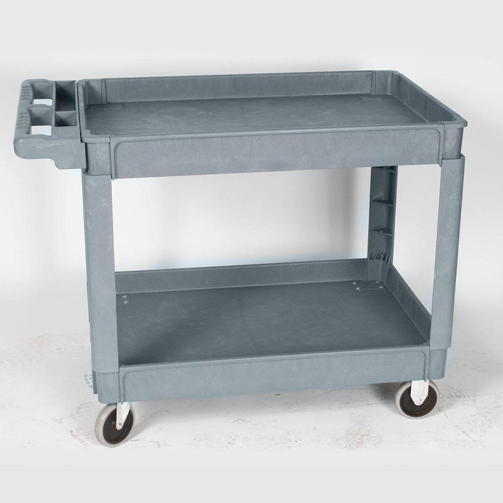 Deluxe Plastic Service Cart 24in x 36in - Wesco