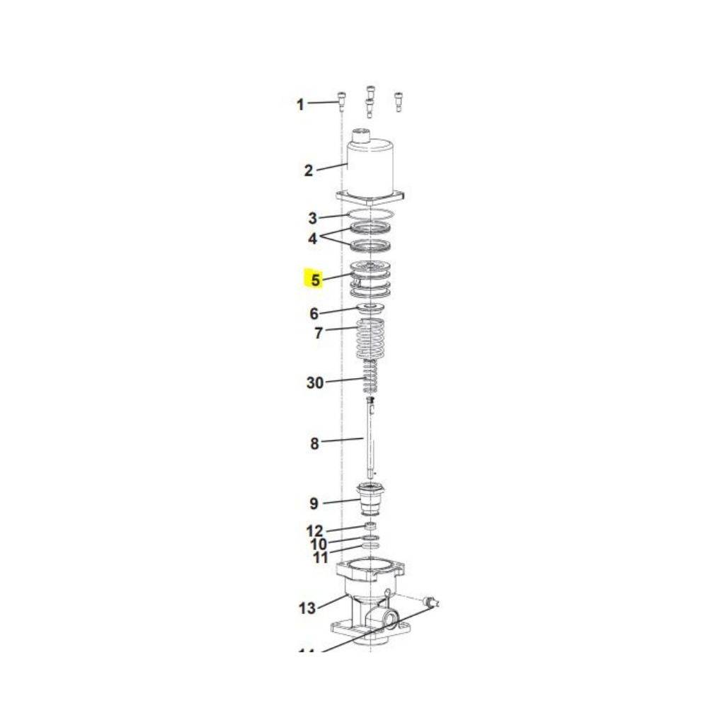 P/N: 271907 Piston Sssembly for 4417, 4459 and 4489 Pumps - P/N: 271907 - Lincoln Industrial