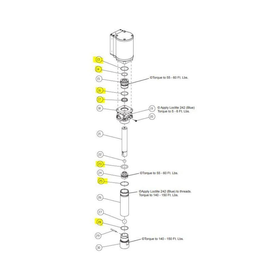 Lincoln Seal Kit For V305000000 - Lincoln Industrial