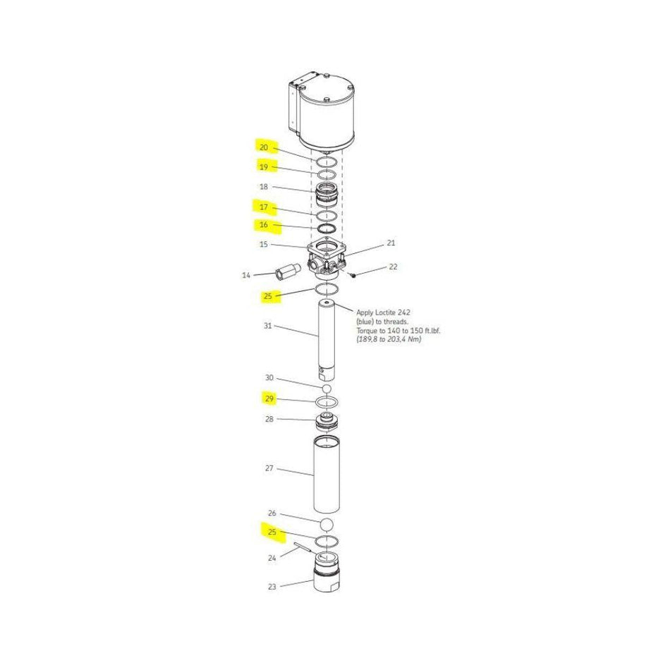 Lincoln Seal Kit For V410000000 - Lincoln Industrial