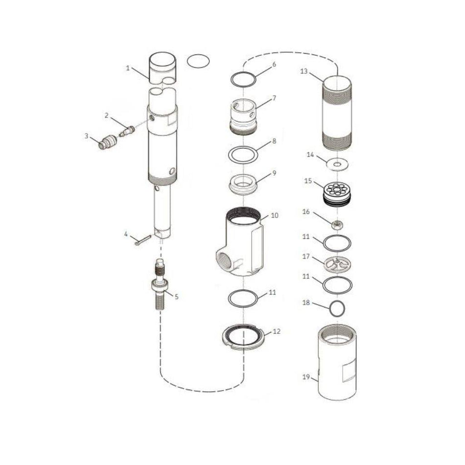 Major Repair Kit for 384829 Transfer Pump - Lincoln Industrial