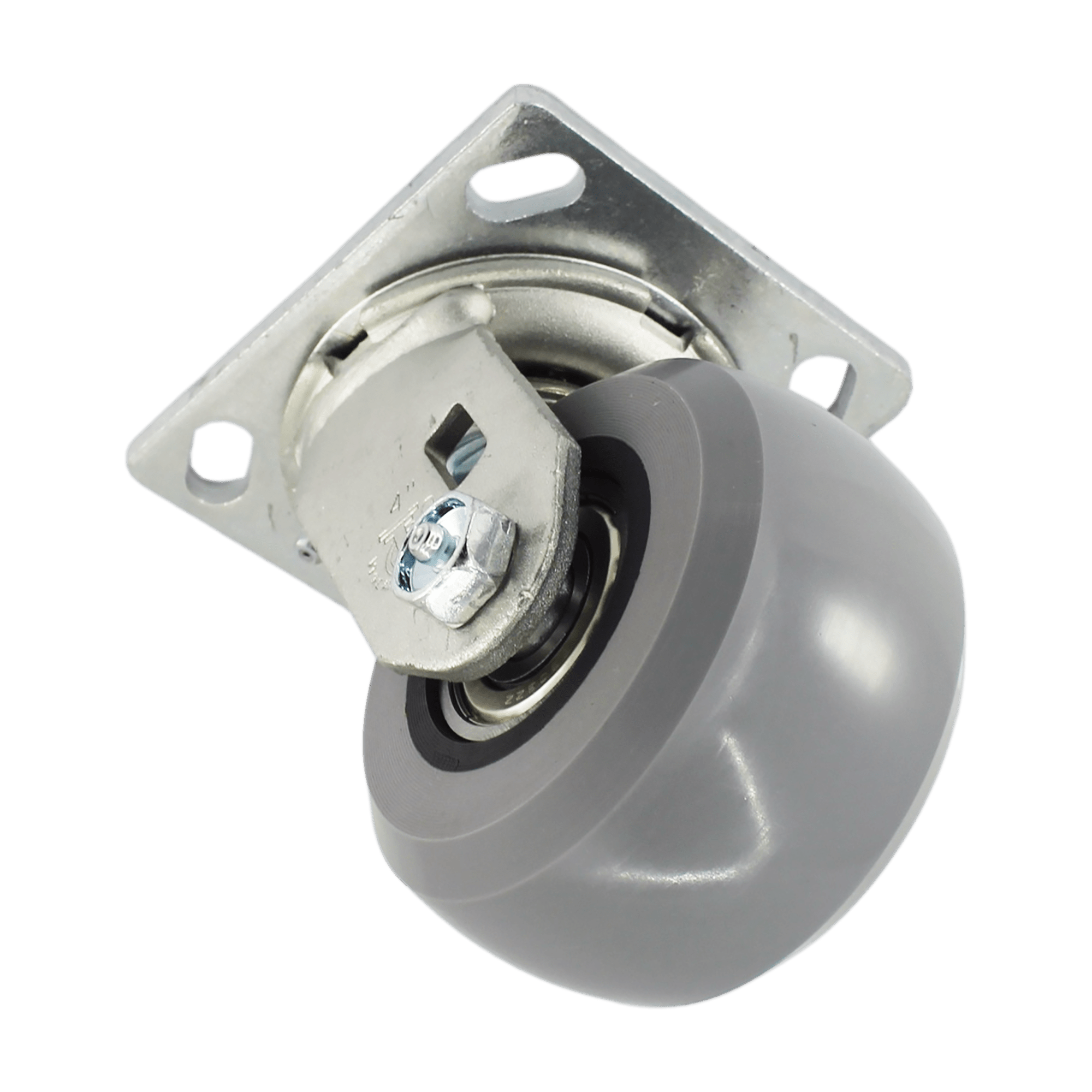 4" x 2" Ergolastomer Wheel Swivel Caster - 1000 lbs. Capacity - Durable Superior Casters