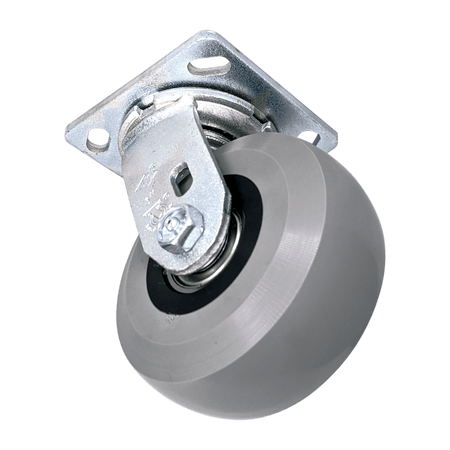 5" x 2" Ergolastomer Wheel Swivel Caster - 1,400 lbs. Capacity - Durable Superior Casters