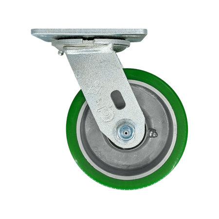 5" x 2" Polyon Aluminum Wheel Swivel Caster - 900 lbs. Capacity - Durable Superior Casters