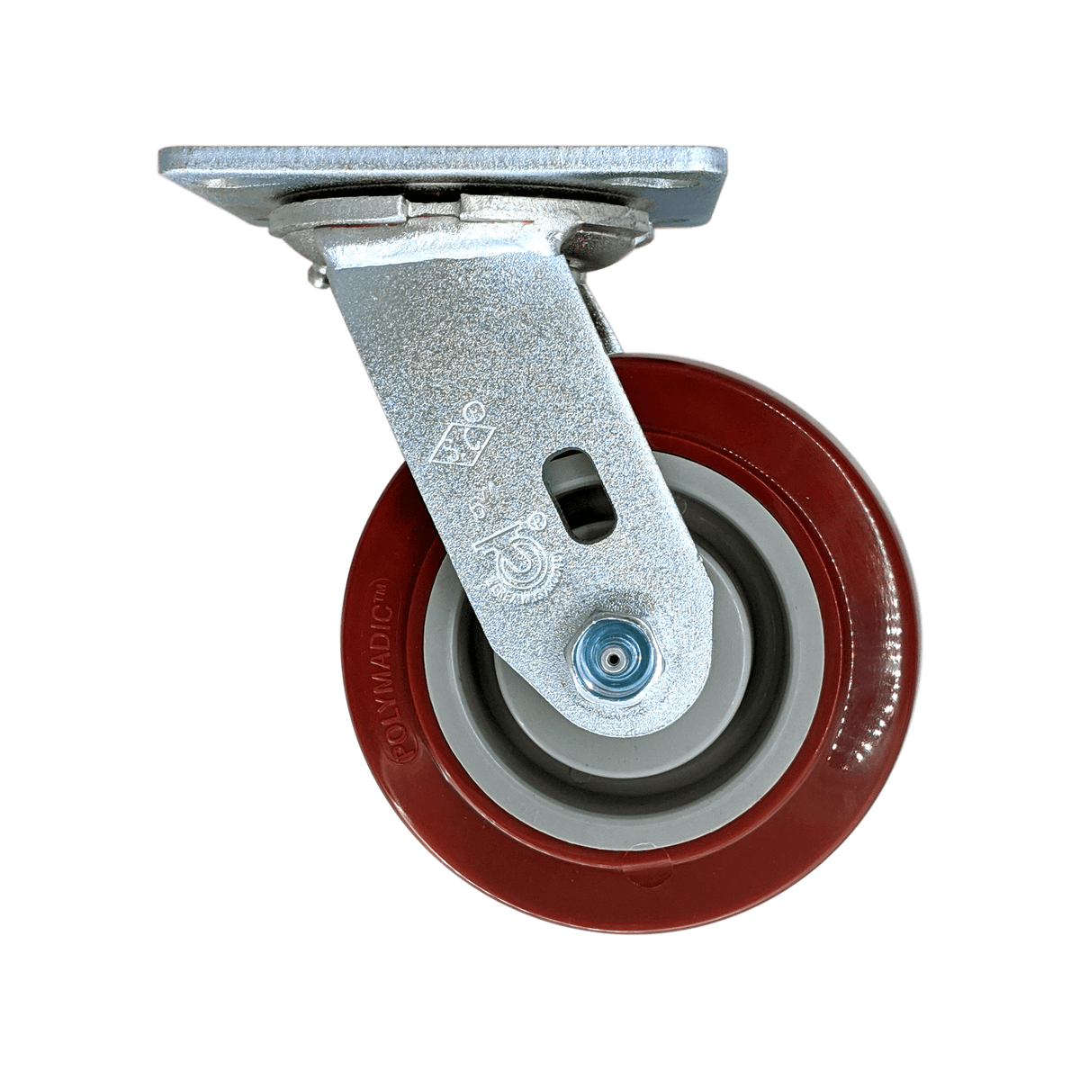 5" x 2" Polymadic Wheel Swivel Caster - 750 lbs. capacity - Durable Superior Casters