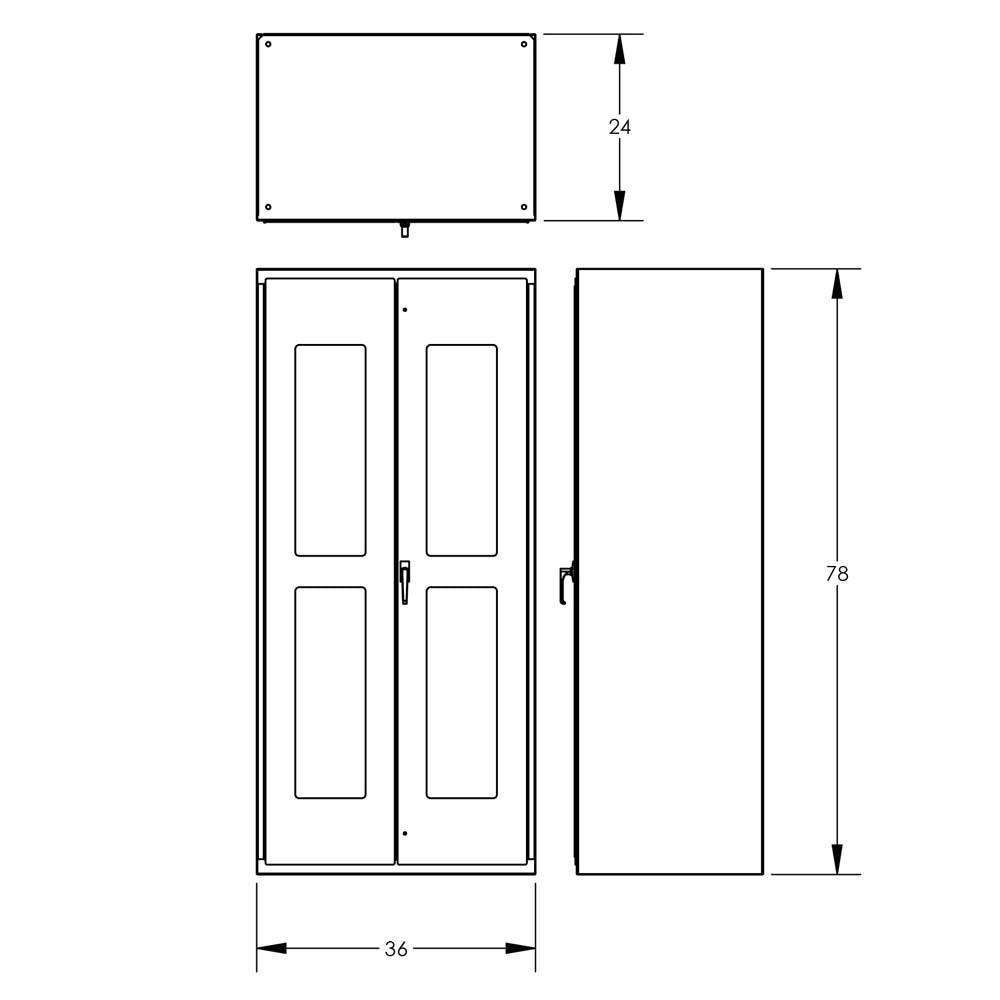 Valley Craft Clear-View Cabinets - Valley Craft