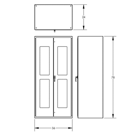 Valley Craft Clear-View Cabinets - Valley Craft