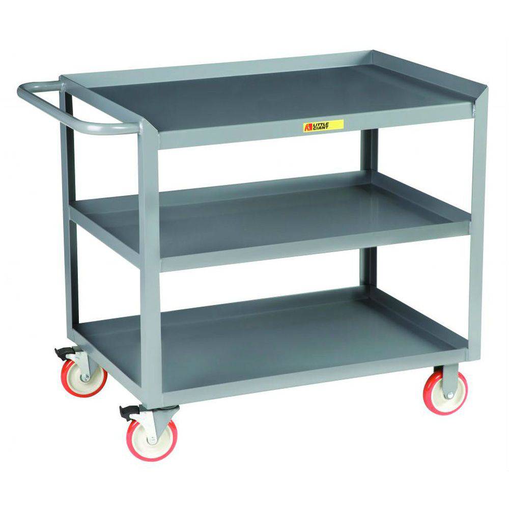 Mobile Workstation, 3 Shelves - Little Giant