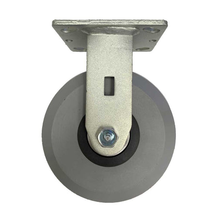 6" x 2" Ergolastomer Polyurethane Rigid Caster - 1500 lbs. Cap. - Durable Superior Casters