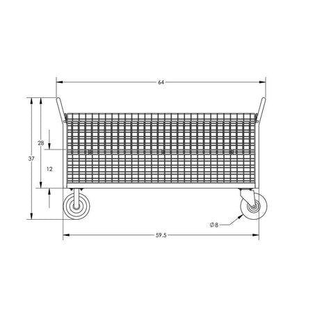 Valley Craft Platform Cage Carts - Valley Craft