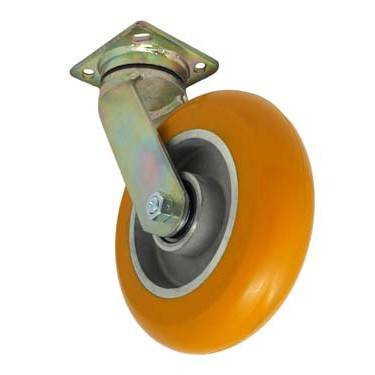 8" x 2" Ultraflex Wheel Swivel Maintenance Free Caster - 1200 lbs Capacity - Durable Superior Casters