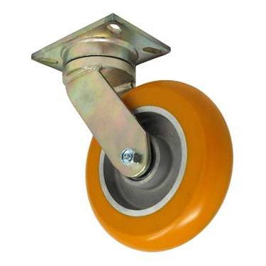 8" x 2" Ultraflex Wheel Swivel Maintenance Free Caster - 1200 lbs Capacity - Durable Superior Casters