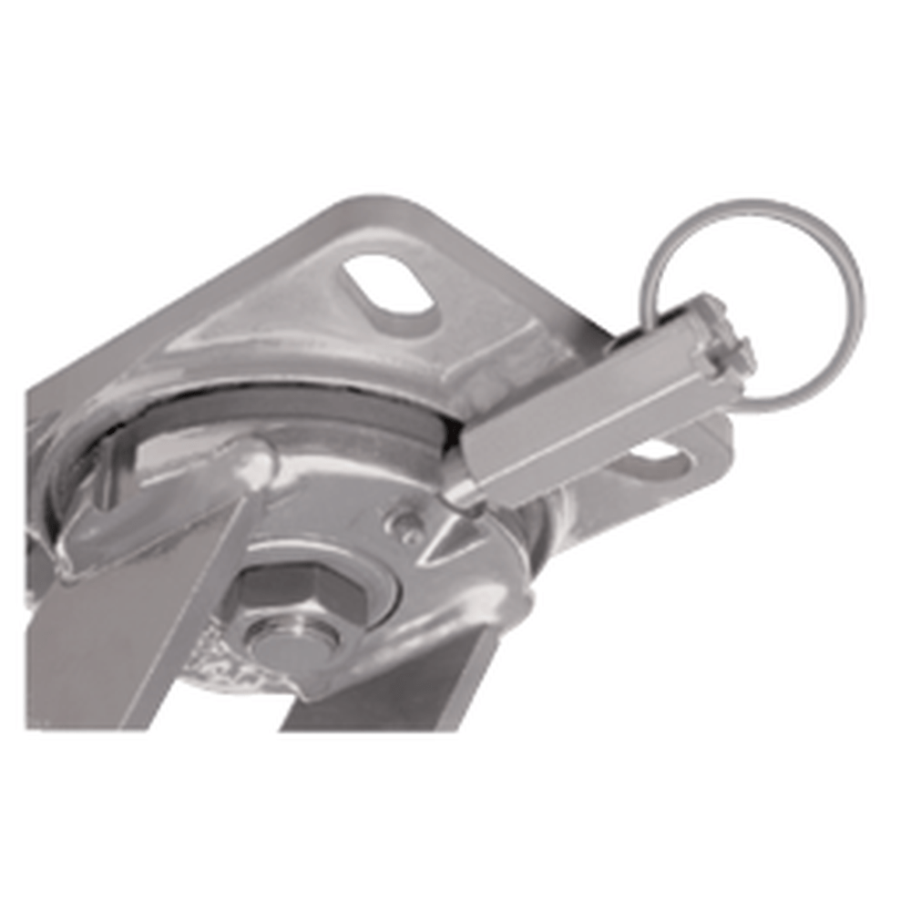 4" x 2" Polymadic Wheel Swivel Caster - 600 lbs. capacity - Durable Superior Casters