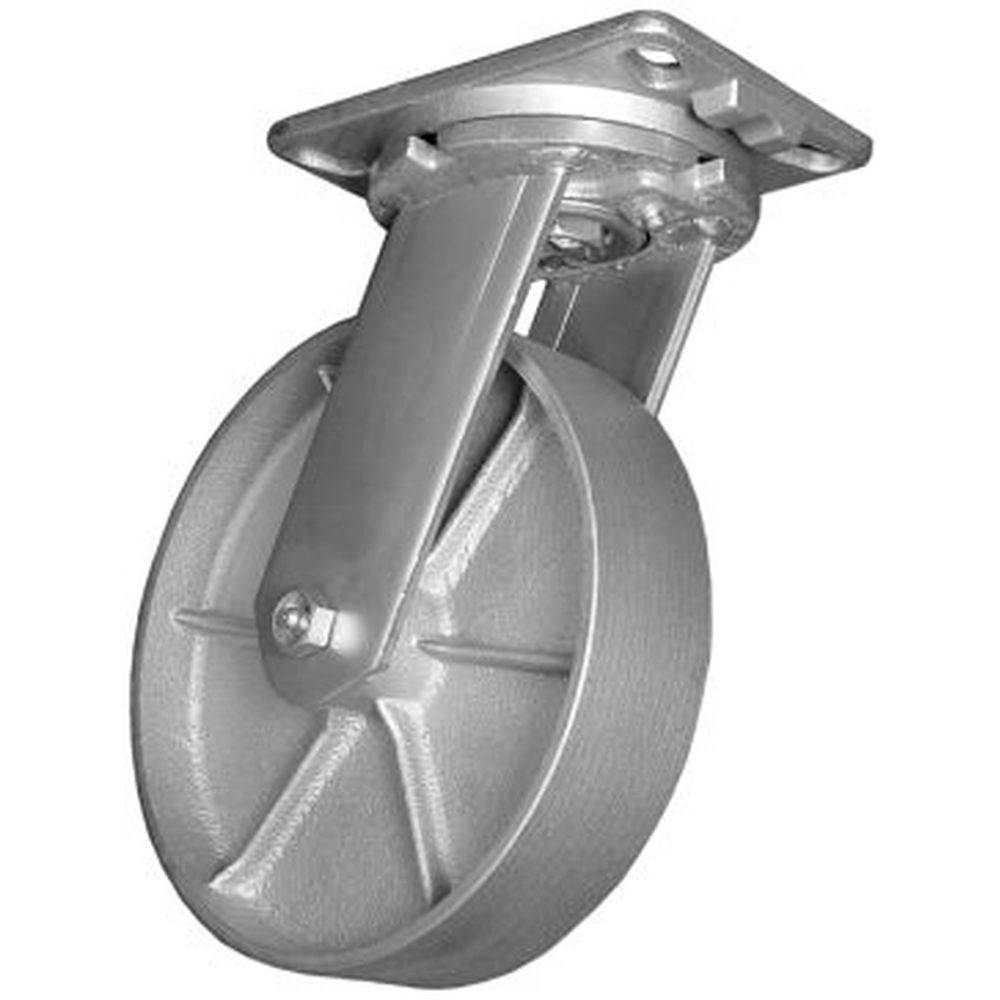 8" x 2" Semi-Steel Wheel Swivel Caster - 1400 lbs. capacity - Durable Superior Casters