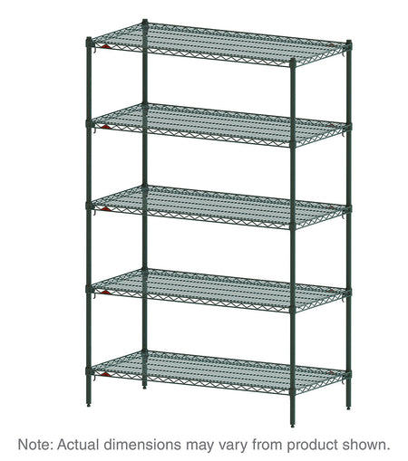 Metro - Super Adjustable Super Erecta 5-Shelf Industrial Wire Shelving Starter Unit - Metro