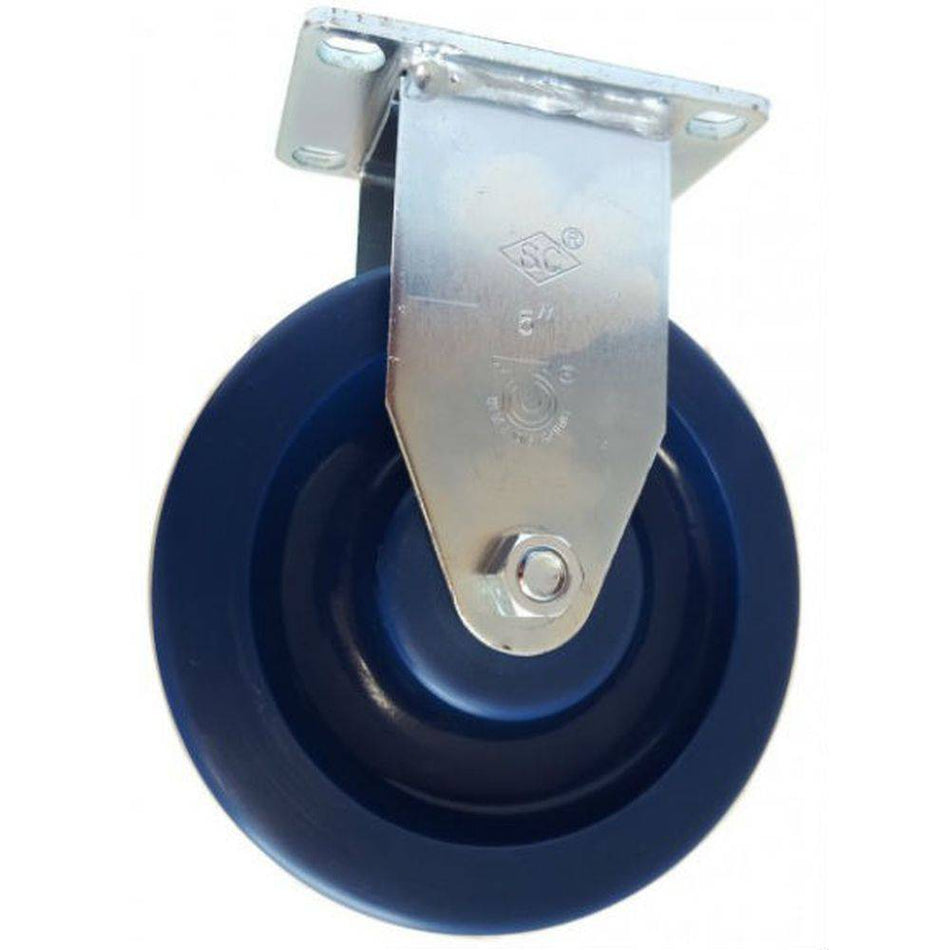 5" x 1-1/4" DuraLastomer Wheel Rigid Caster - 350 lbs. Capacity - Durable Superior Casters