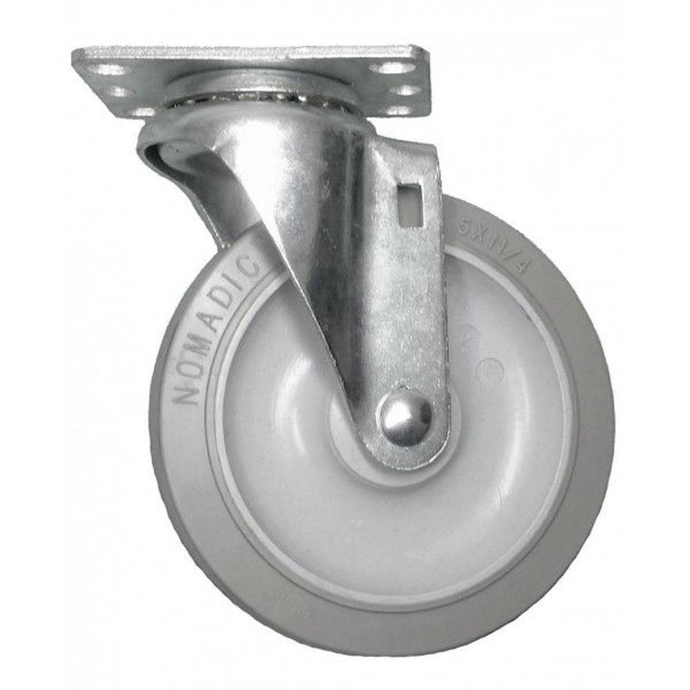 5" x 1-1/4" Nomadic Wheel Swivel Caster - 325 lbs. capacity - Durable Superior Casters