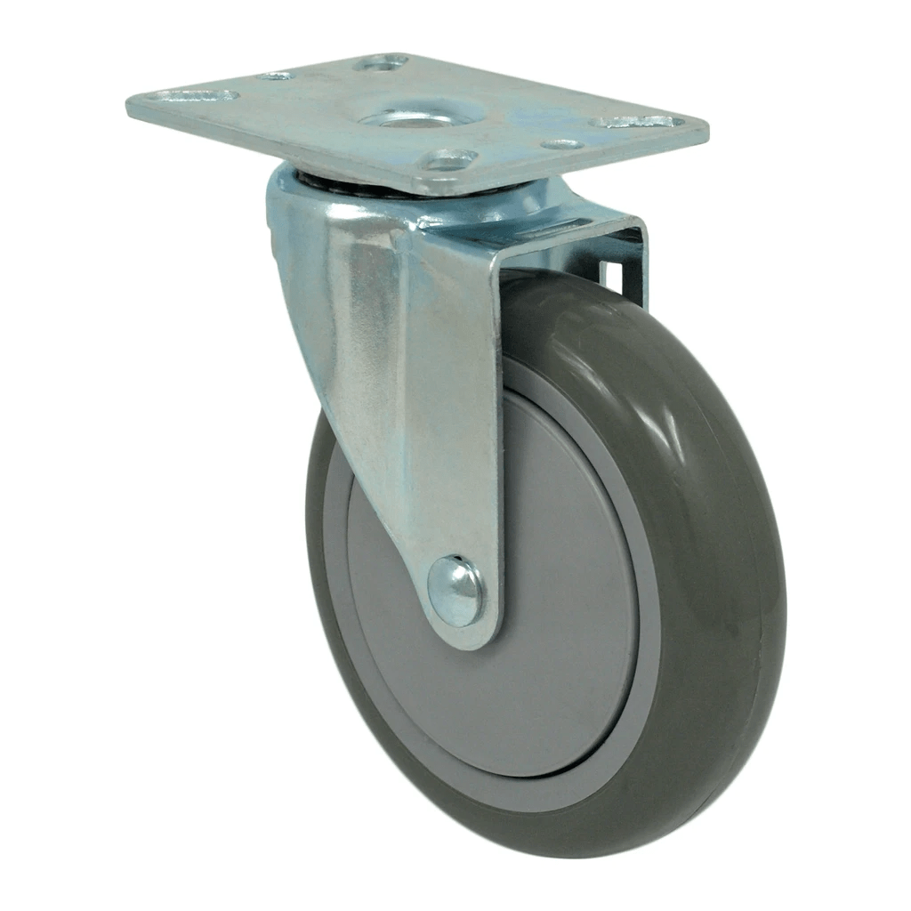 5" x 1-1/4" Poly-Pro Wheel Swivel Caster - 350 lbs. capacity - Durable Superior Casters