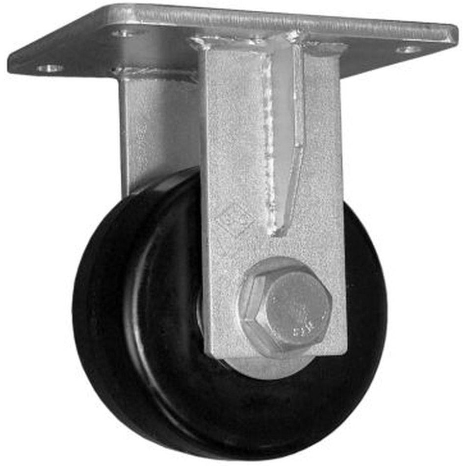 6" x 3" Phenolic Wheel Rigid Caster Extreme Duty - 2000 lbs. capacity - Durable Superior Casters