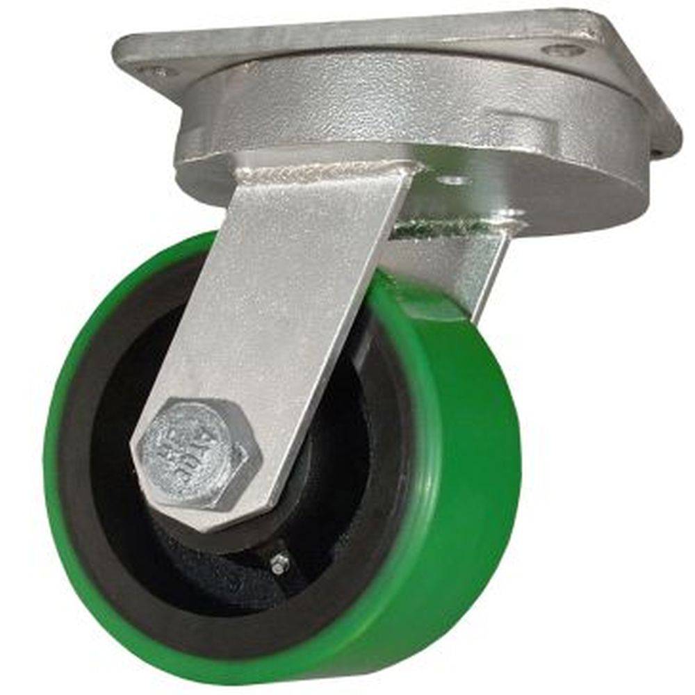 8" x 4" Ultra Poly Swivel Caster - 4000 lbs. capacity - Durable Superior Casters