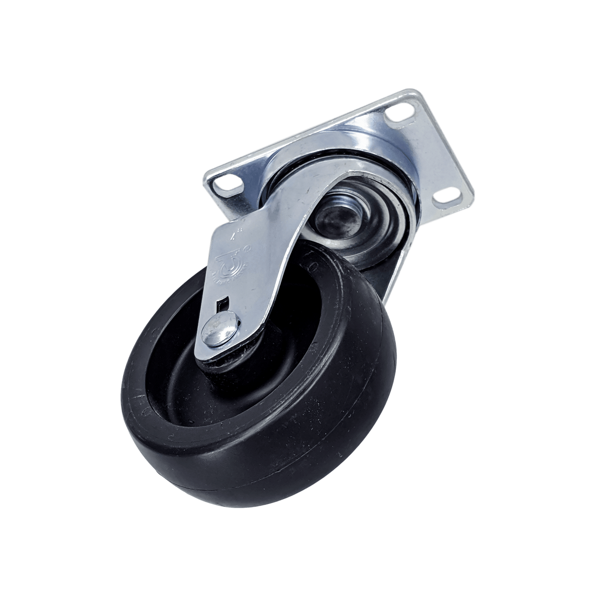 4" x 1-1/4" Polyolefin Wheel Swivel Caster w/ Swivel Dust Cap - 350 lbs. Cap. - Durable Superior Casters